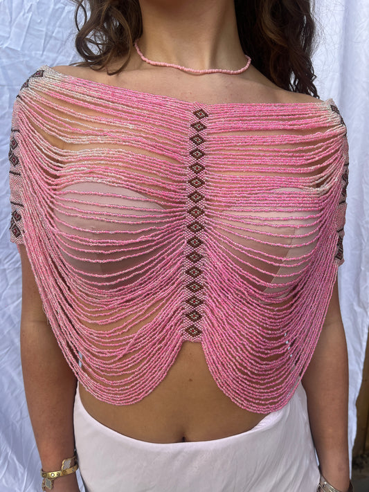 The Boheme Top in Rose