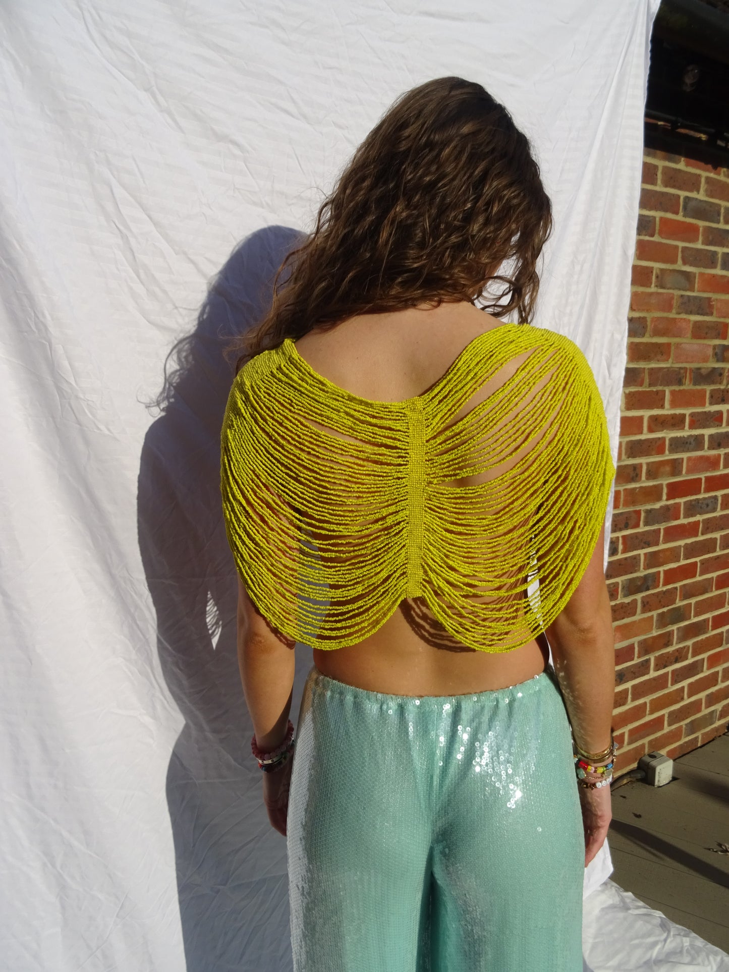 The Boheme Top in Yellow