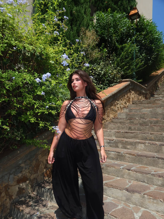The Luna Top in Black