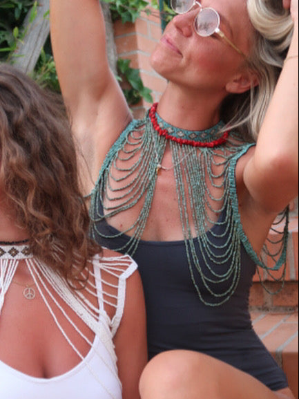 The Venus Top in Turquoise
