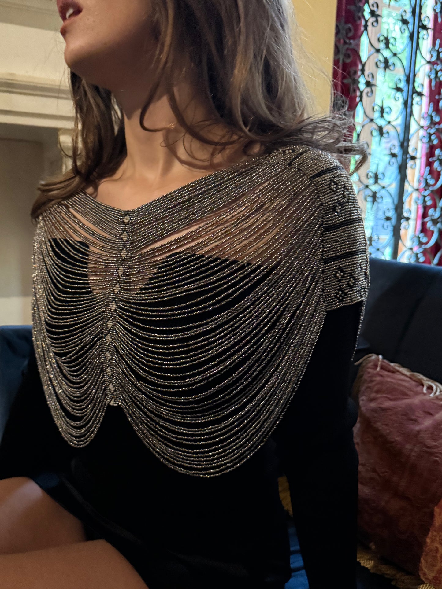 The Boheme Top in Gunmetal