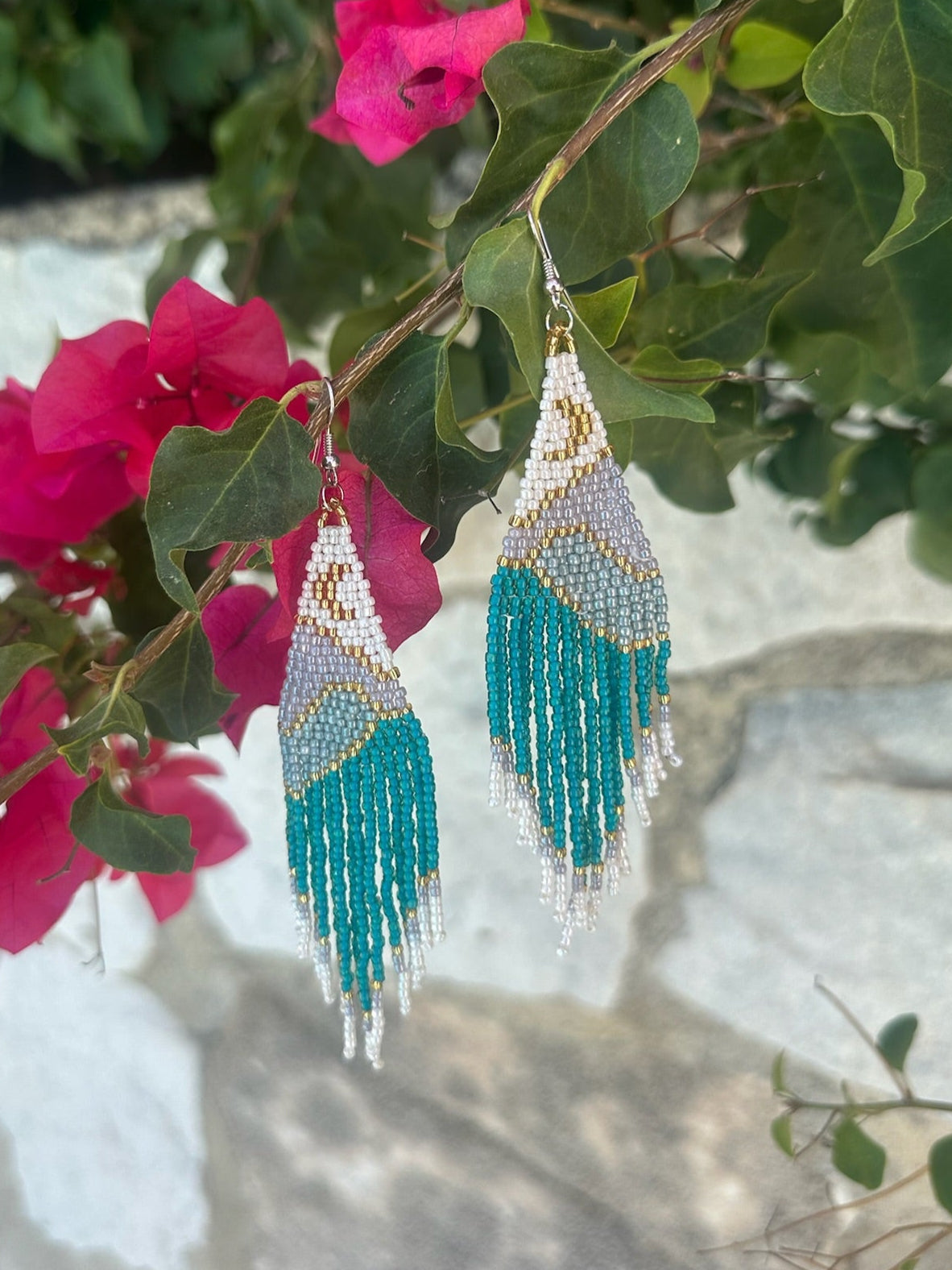 Luna Earrings in Ocean Blue