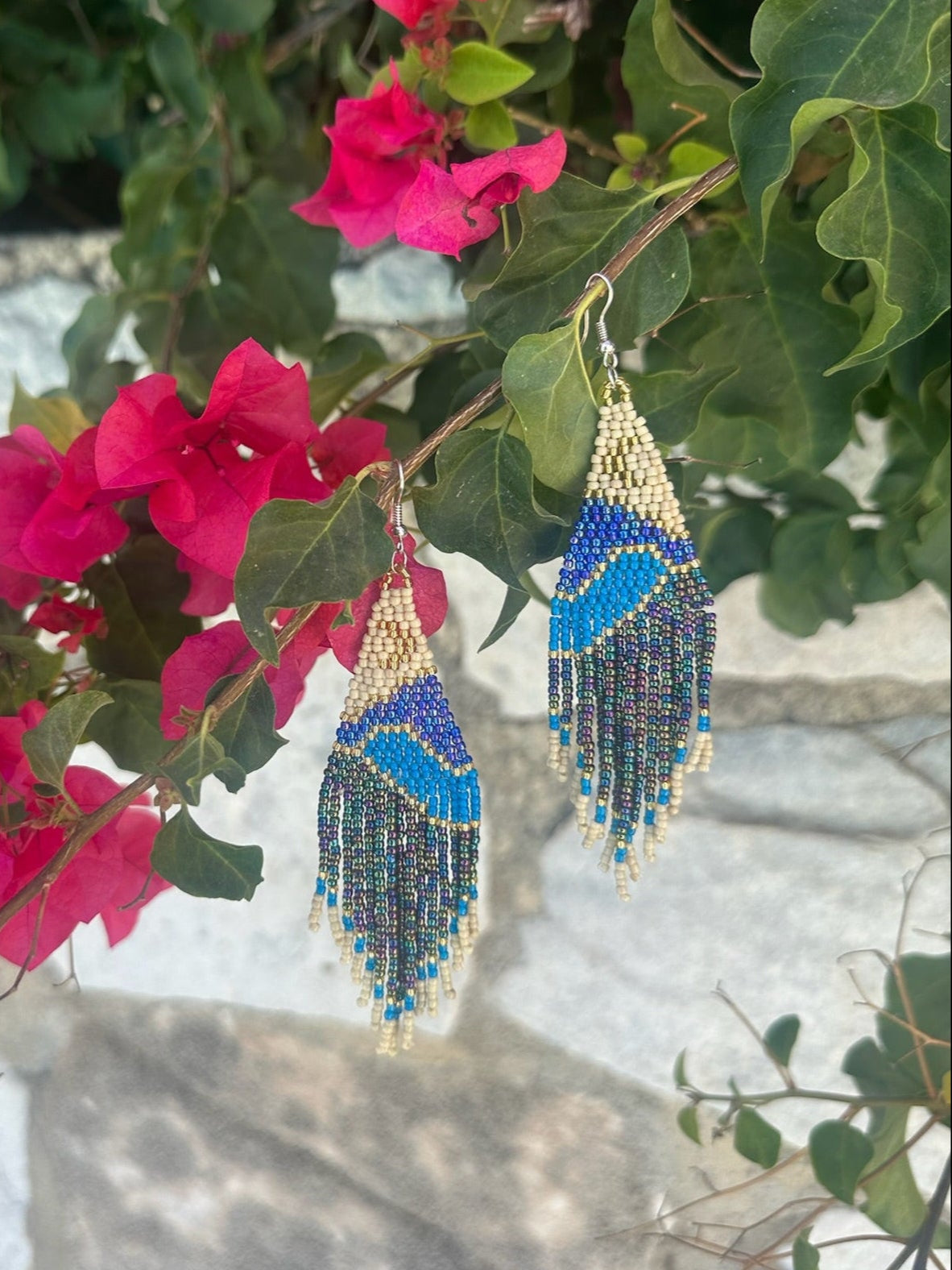 Luna Earrings in Midnight Blue