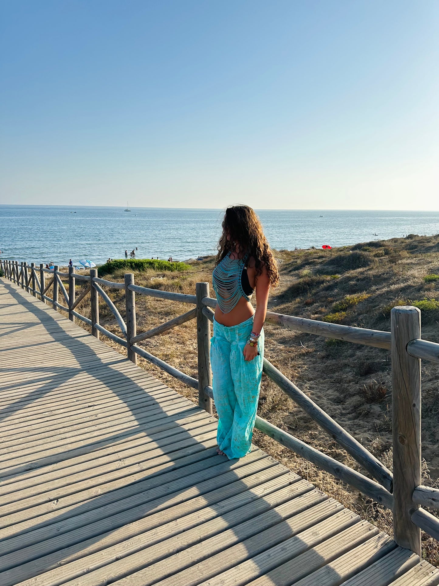 The Gemini Top in Turquoise
