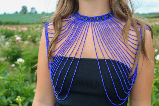 The Venus Top in Electric Blue