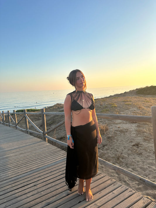 The Venus Top in Black