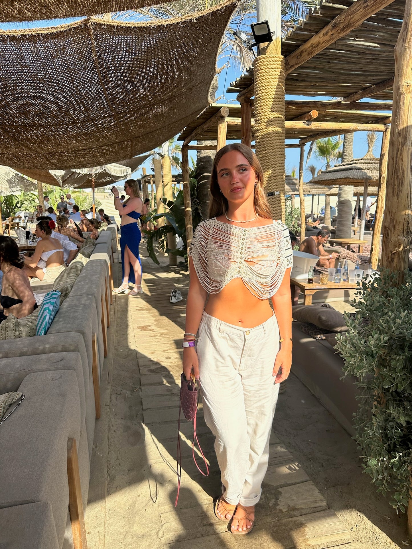 The Boheme Top in Natural