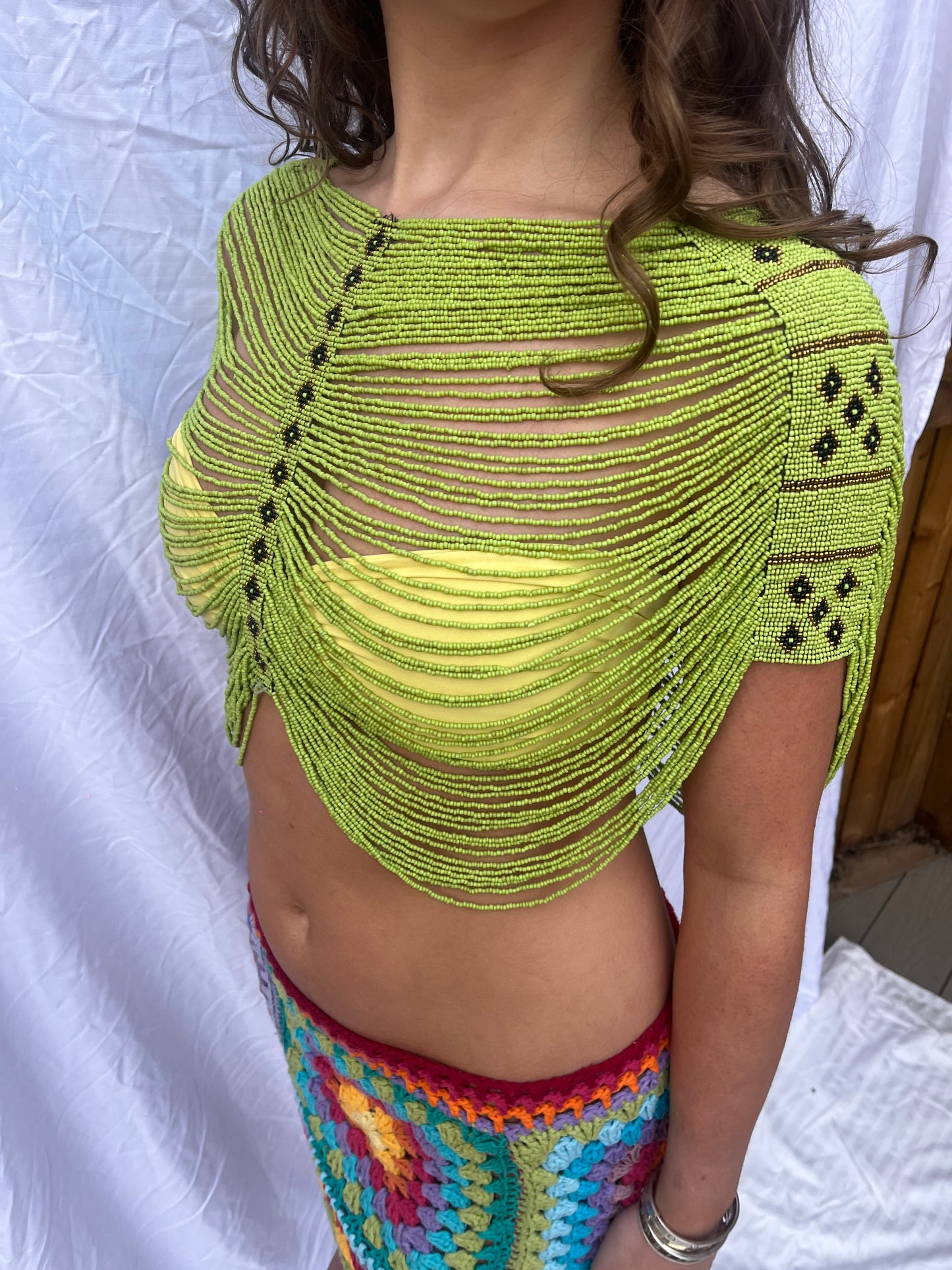The Boheme top in Green